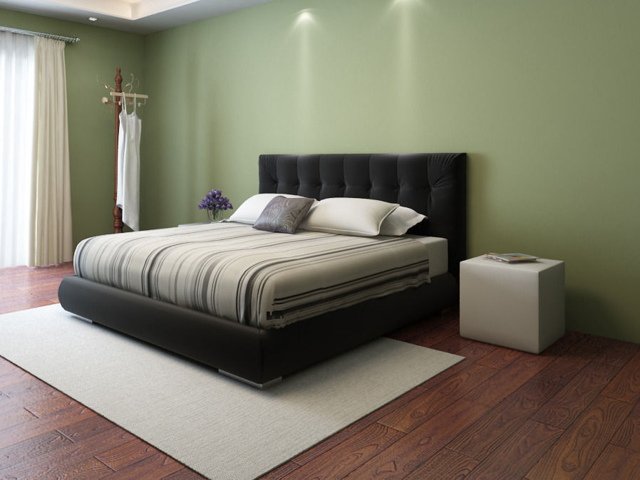 NATUZZI Modern bed a total of 11 3D model_9