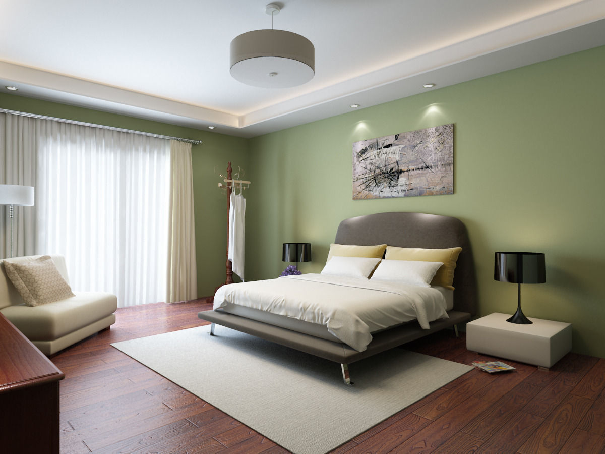 NATUZZI Modern bed a total of 11 3D model_1