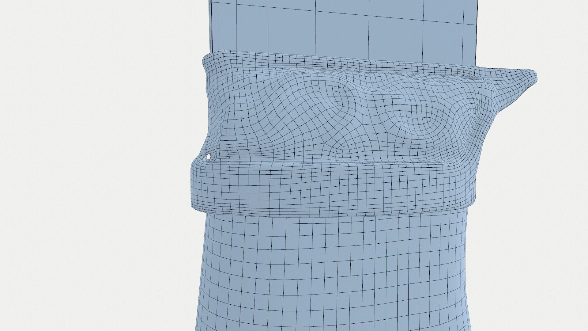 Fighting Knife Silver 3D model_13