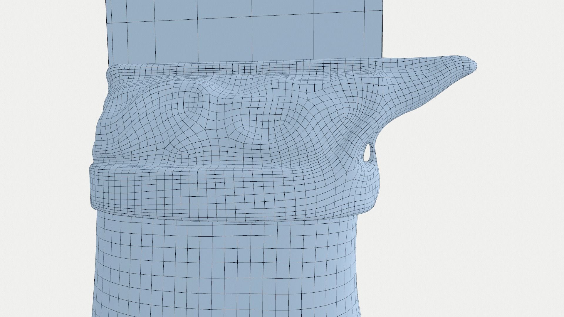 Fighting Knife Silver 3D model_12