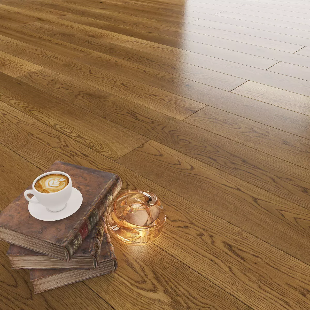 Parquet Classic 4 colors 3D model
