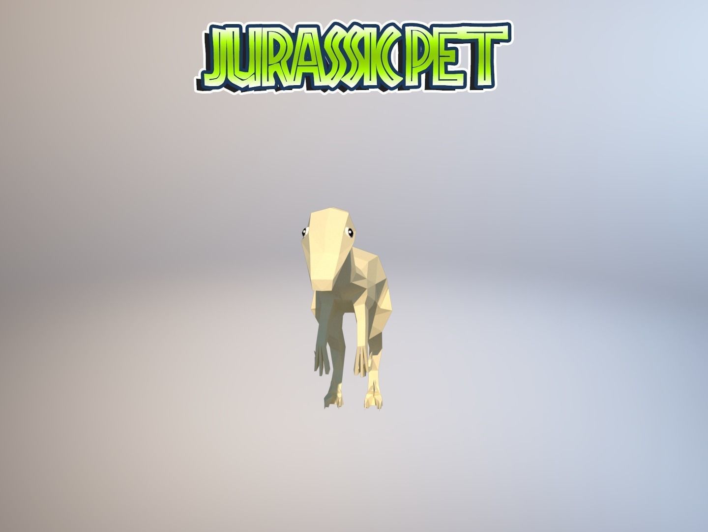 Troodon jurassic pet Low-poly 3D model_27