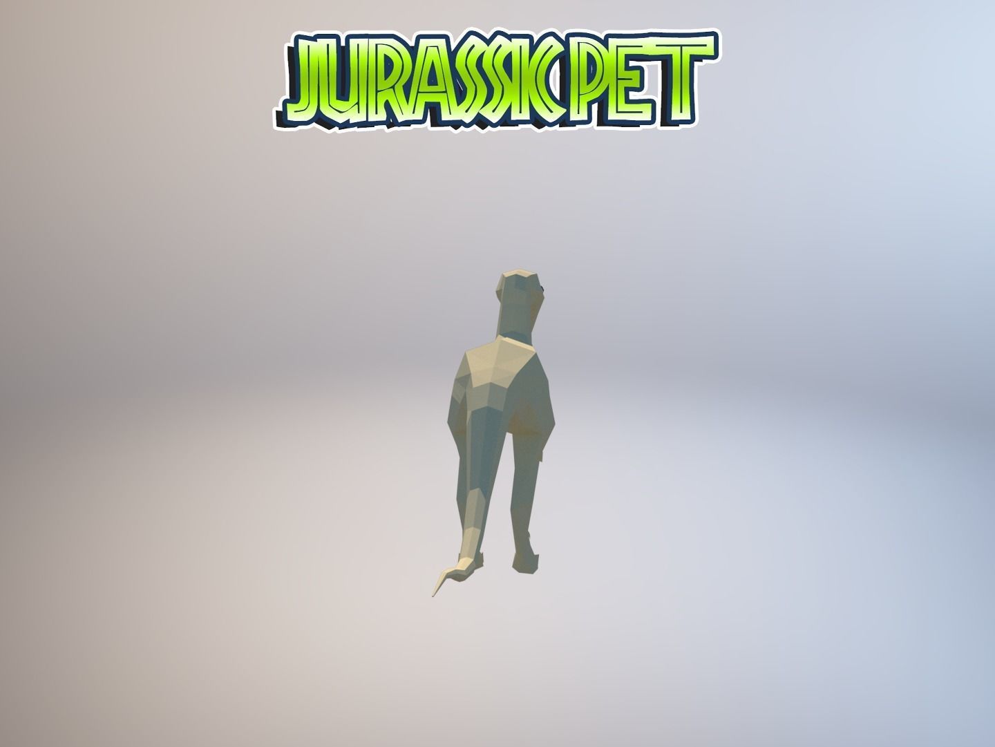 Troodon jurassic pet Low-poly 3D model_13