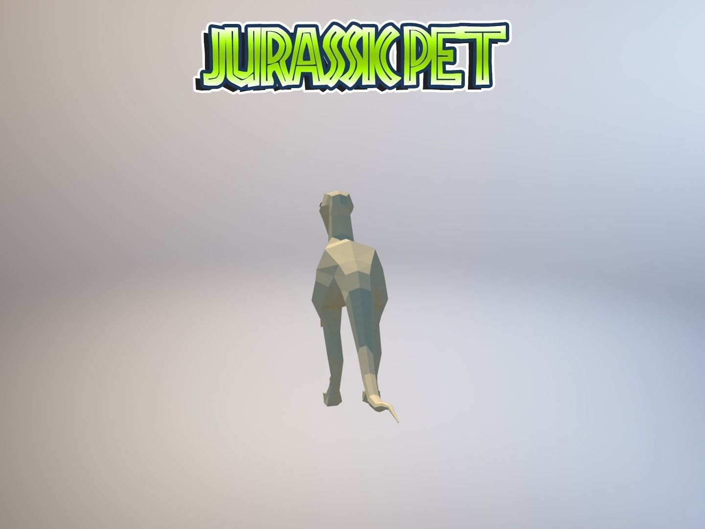 Troodon jurassic pet Low-poly 3D model_12