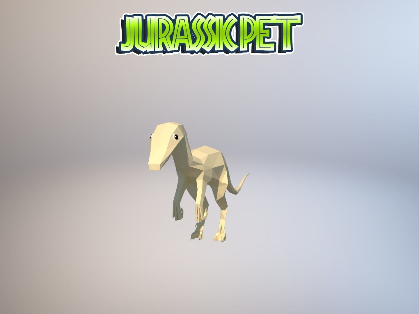 Troodon jurassic pet Low-poly 3D model_28