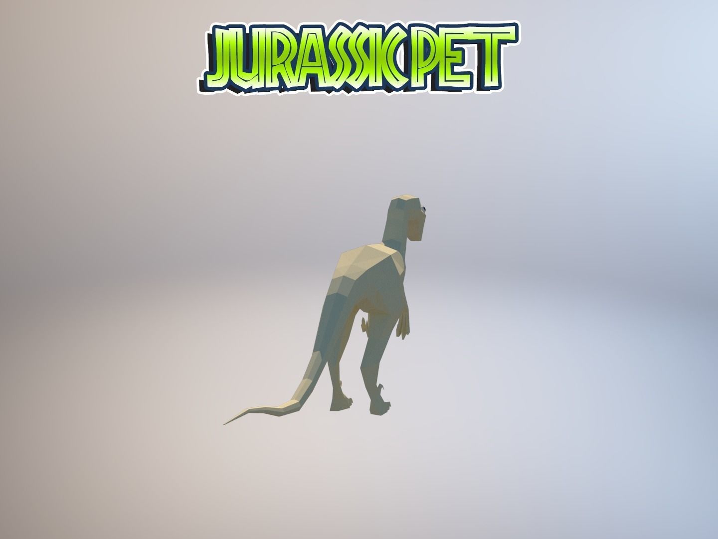Troodon jurassic pet Low-poly 3D model_14