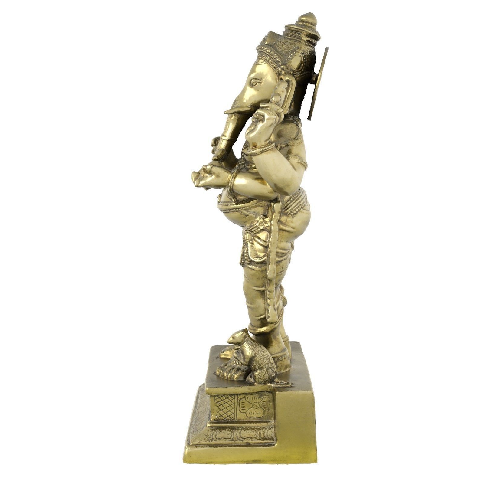 Ganesha Metal Statue Low-poly 3D model_7