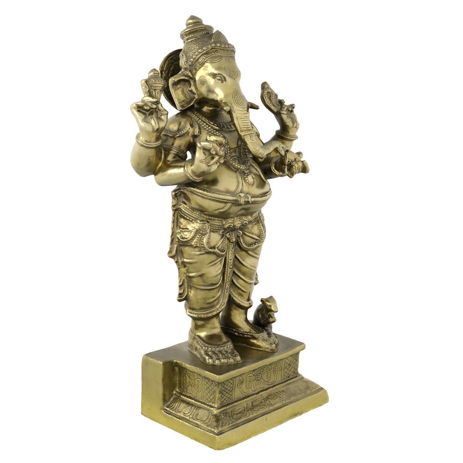 Ganesha Metal Statue Low-poly 3D model_2