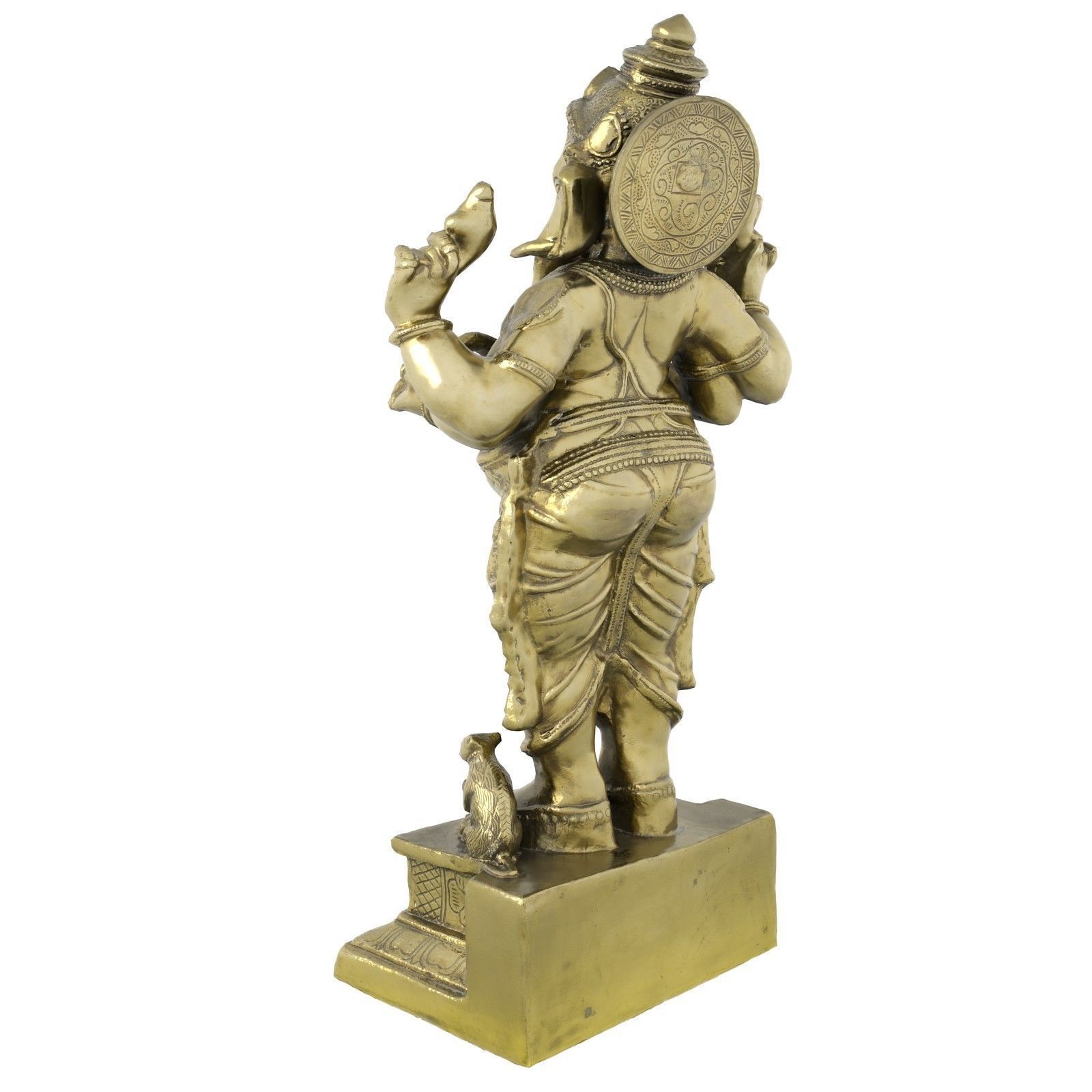 Ganesha Metal Statue Low-poly 3D model_6