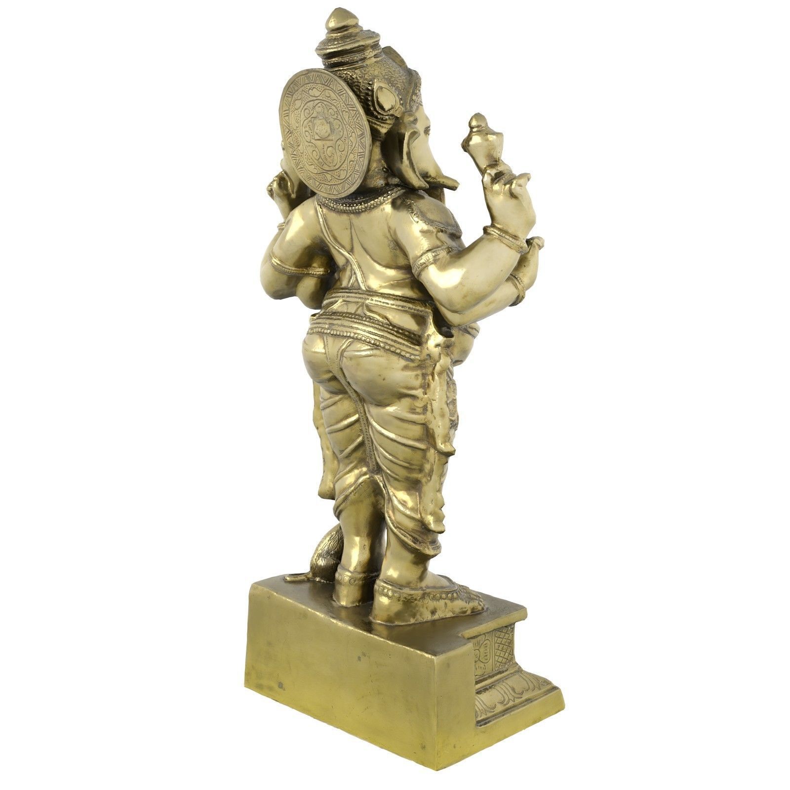 Ganesha Metal Statue Low-poly 3D model_4