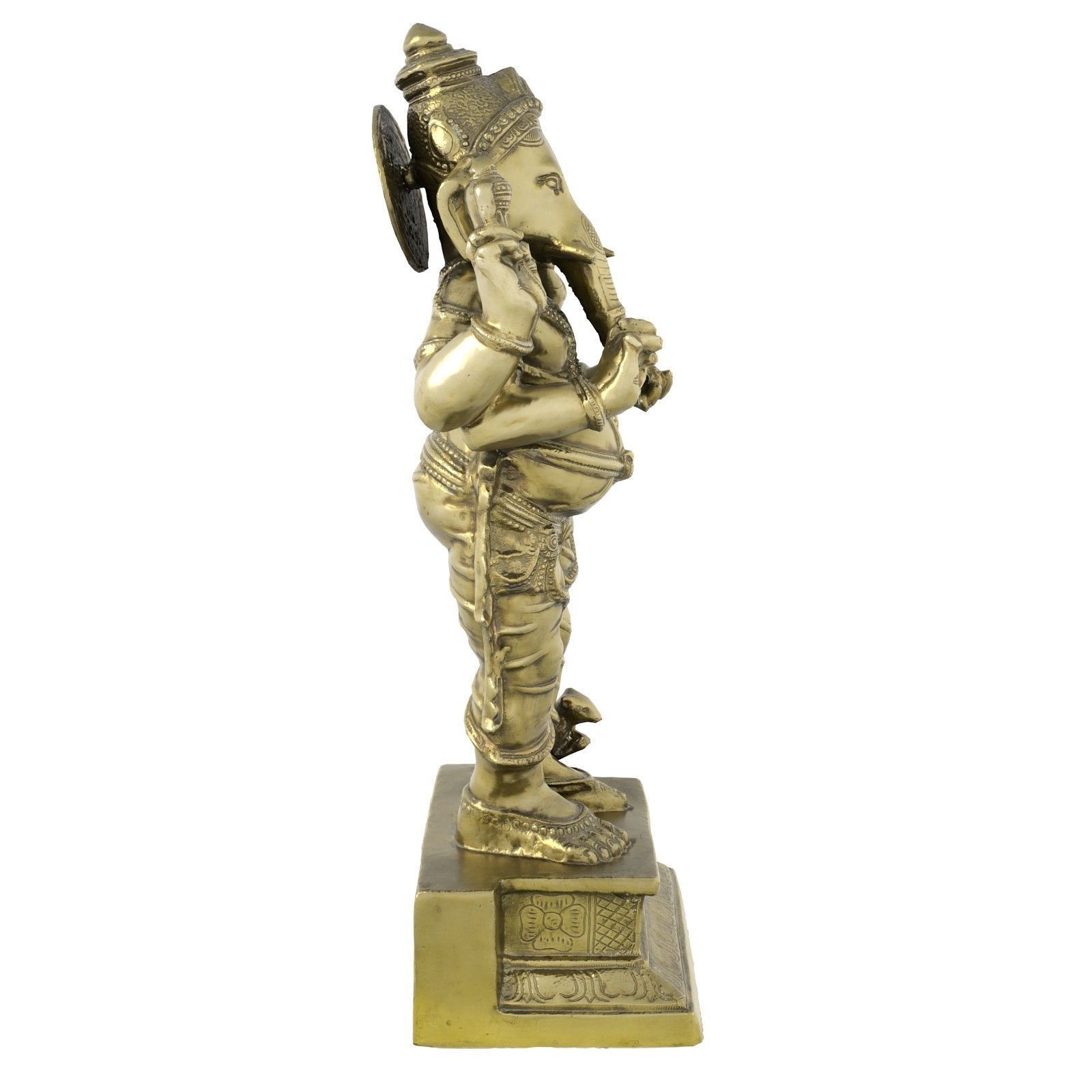 Ganesha Metal Statue Low-poly 3D model_3