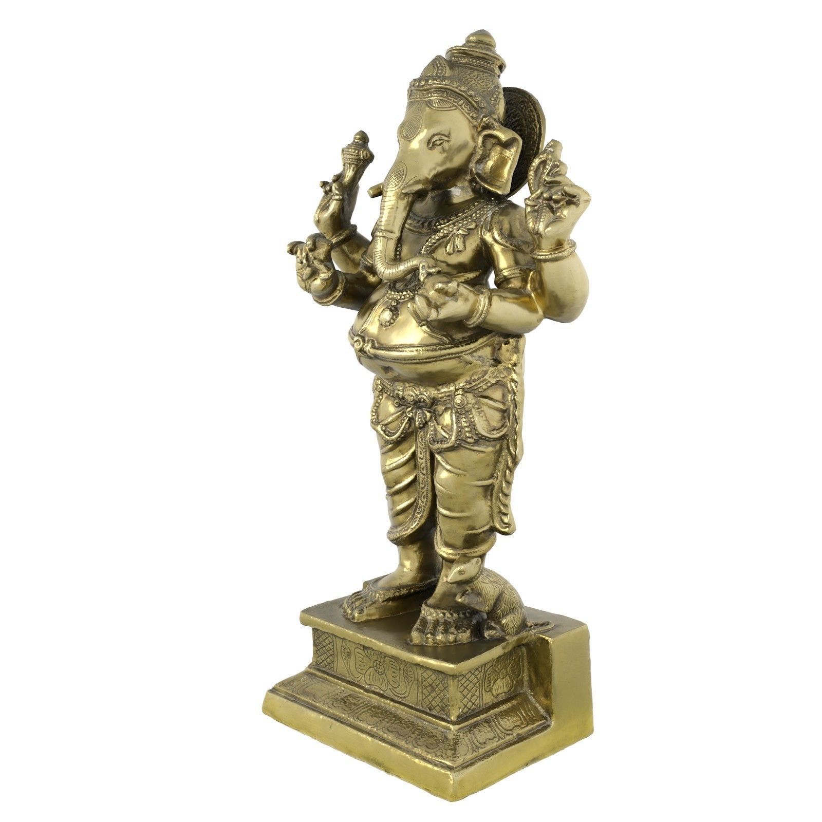 Ganesha Metal Statue Low-poly 3D model_8