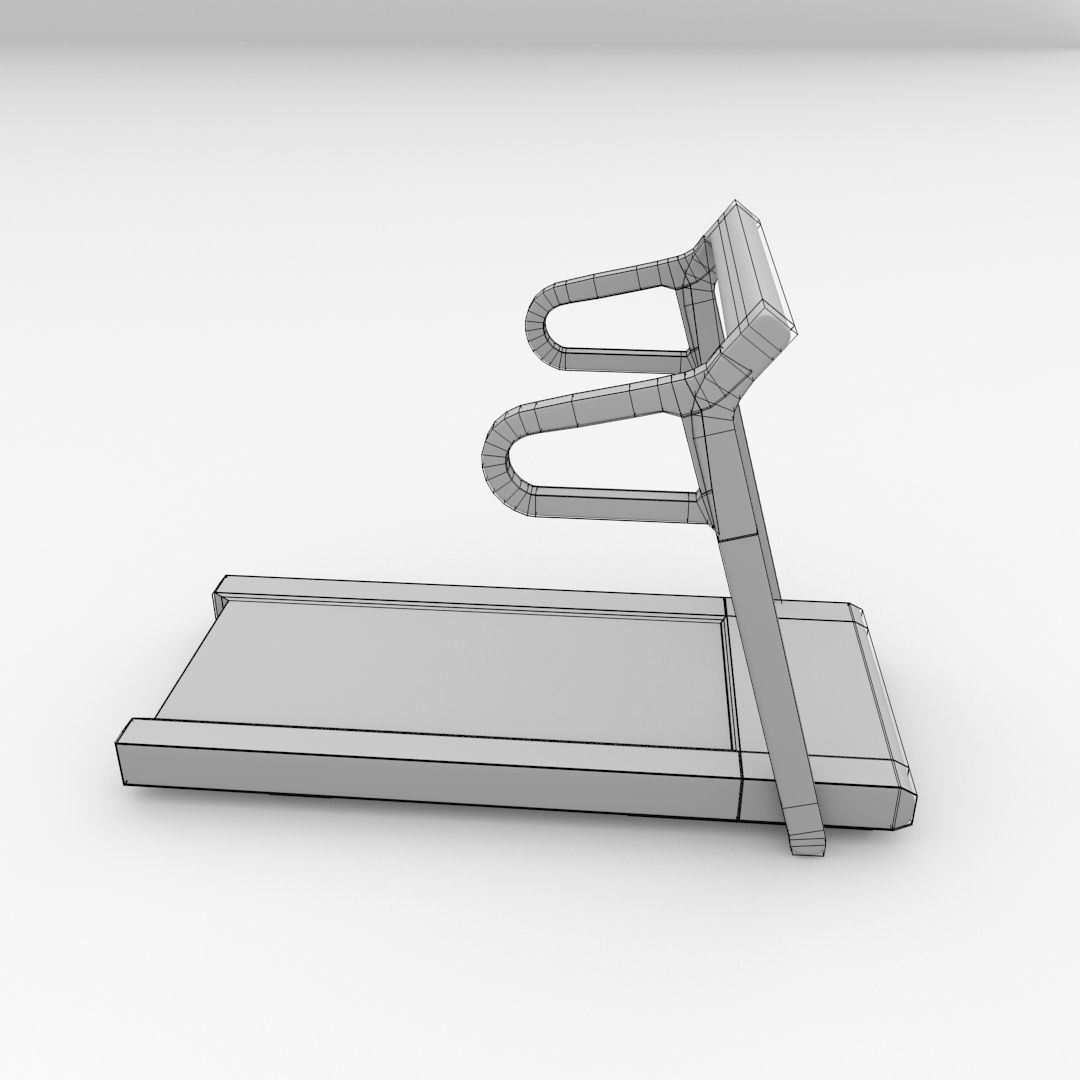 Treadmill tread machine 3D model_4