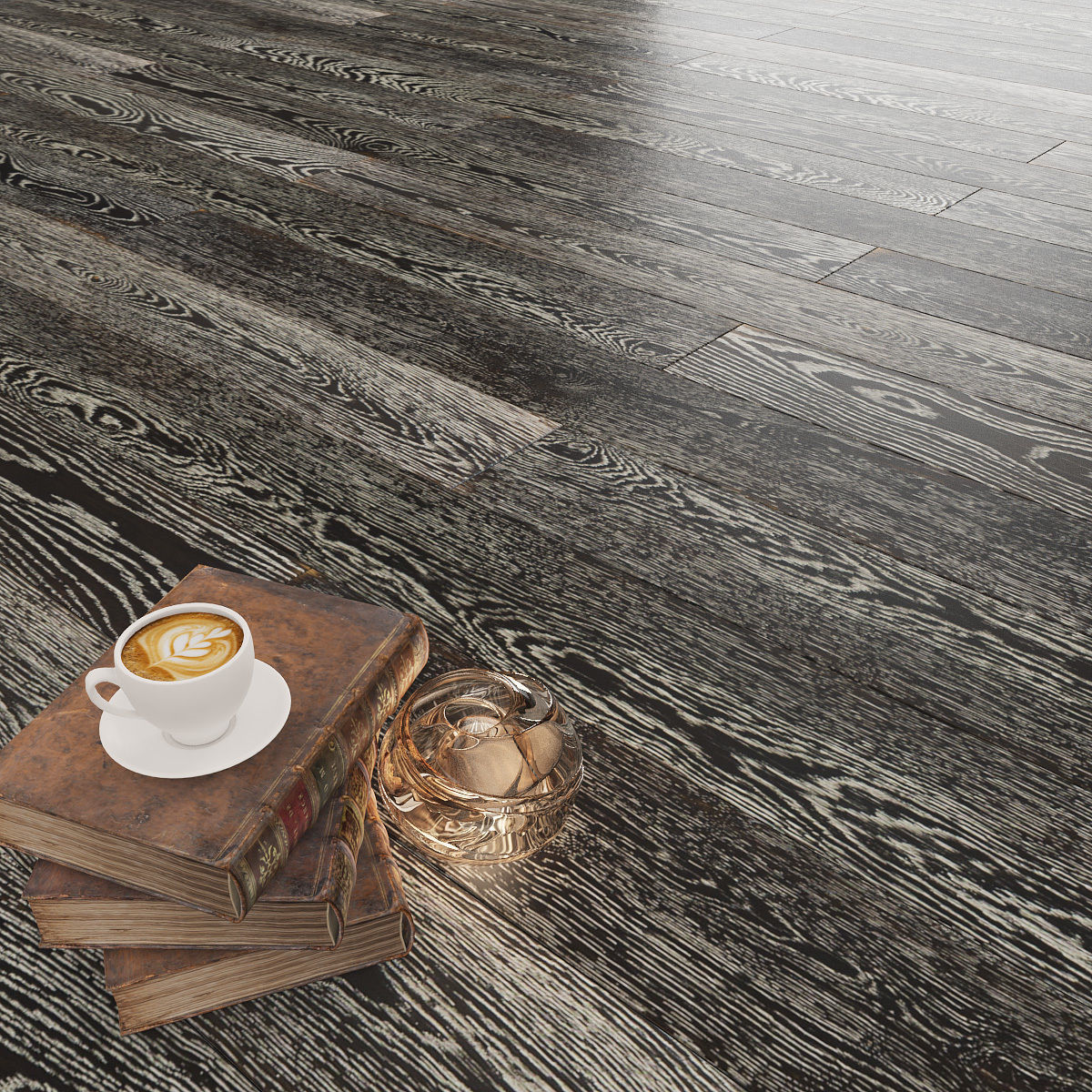 Parquet Classic 4 colors 3D model_2