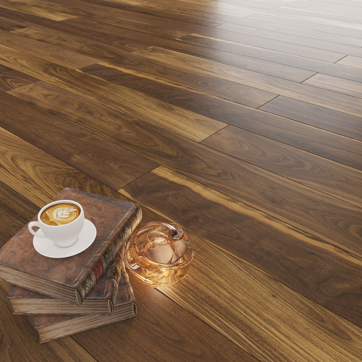 Parquet Classic 4 colors 3D model_3