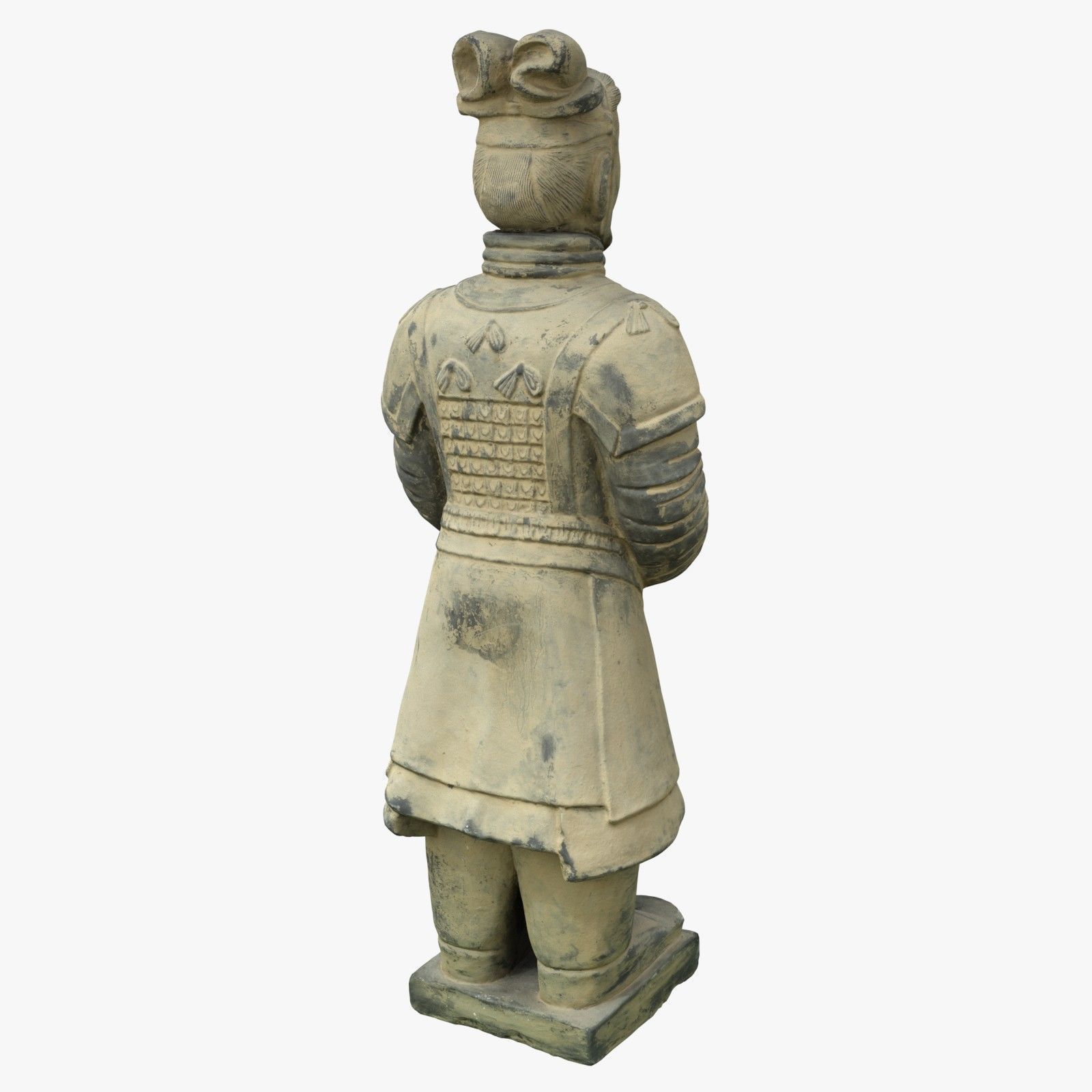 Terracotta Army Warrior Low-poly 3D model_12