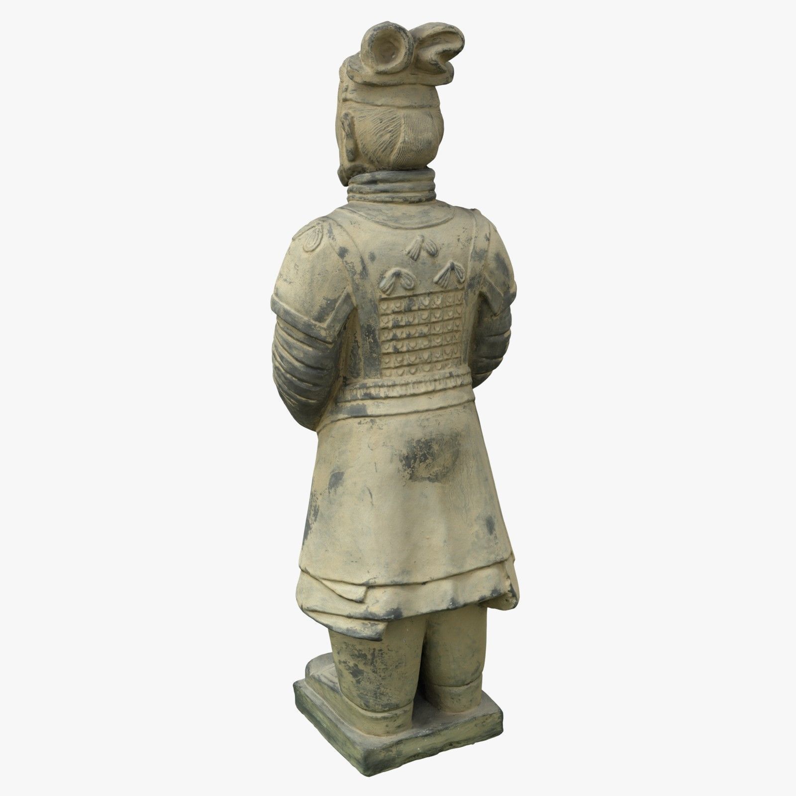 Terracotta Army Warrior Low-poly 3D model_11