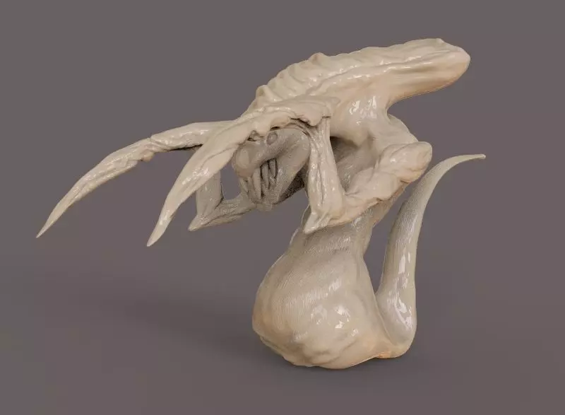 Alien Creature 3D print model_0