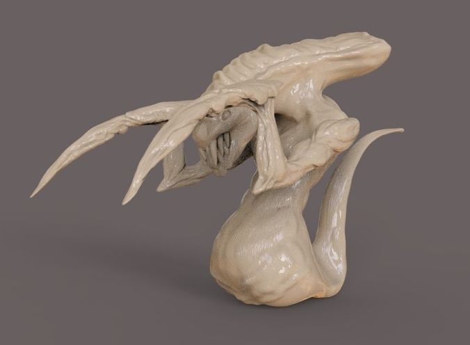 Alien Creature 3D print model
