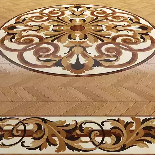 Parquet Da Vinci and 12 Rosettes