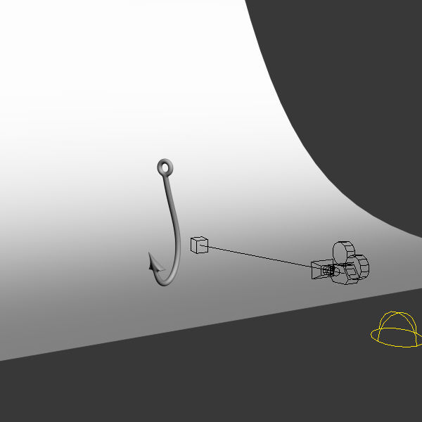  Fishing Hook 3D model_6