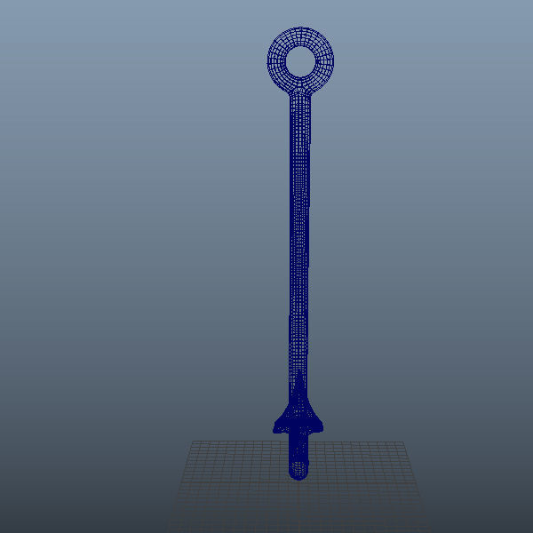  Fishing Hook 3D model_5