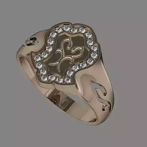 Traditional Kazakh ring