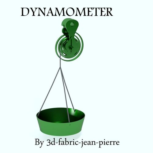 Dynamometer clock 3D print model