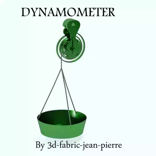 Dynamometer clock 3D print model