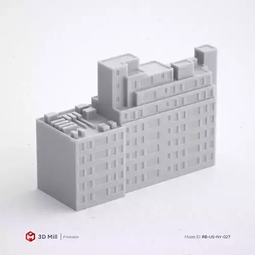 3D Print miniature building RB-US-NY-027 3D print model