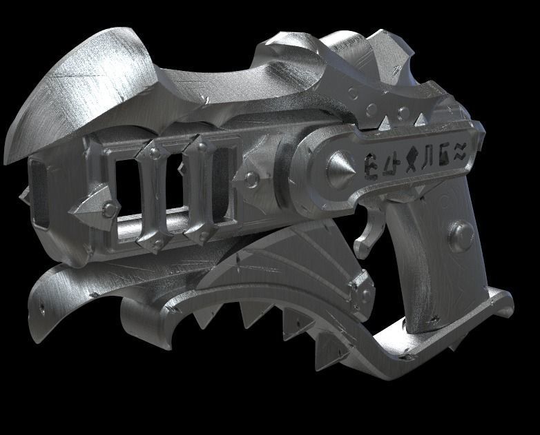 Mercy Valkirie Gun 3d Printable 3D print model_4
