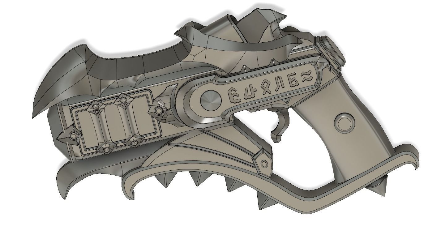 Mercy Valkirie Gun 3d Printable 3D print model_2