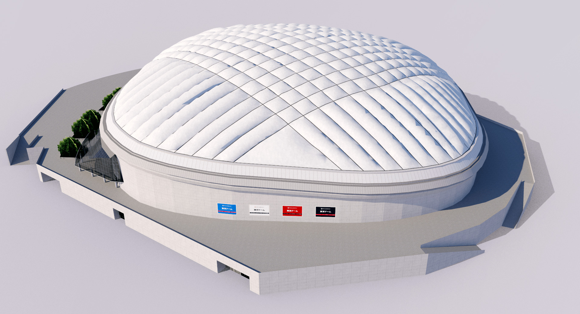 Tokyo Dome - Japan 3D model_13