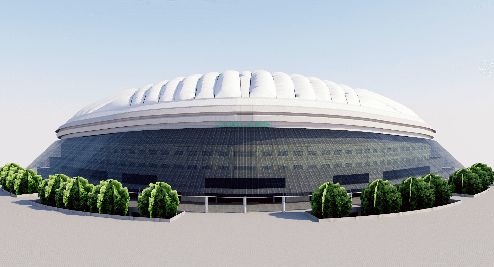 Tokyo Dome - Japan 3D model_8
