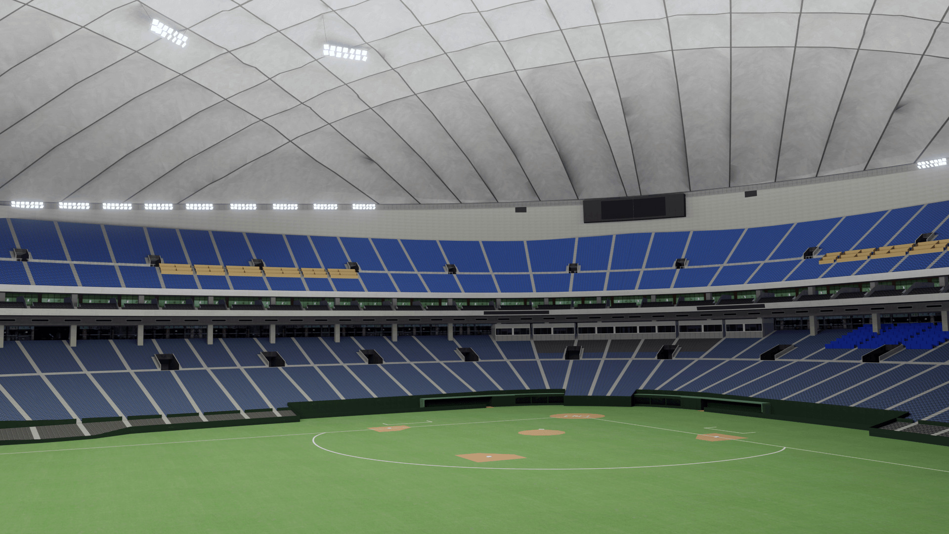 Tokyo Dome - Japan 3D model_4