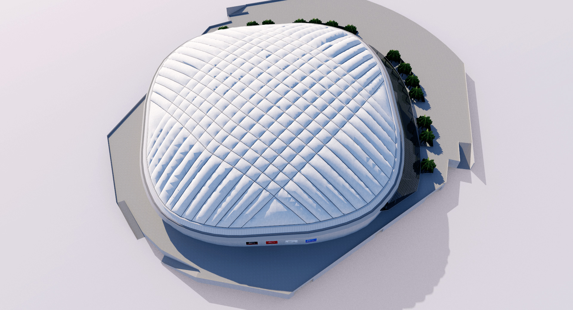 Tokyo Dome - Japan 3D model_9
