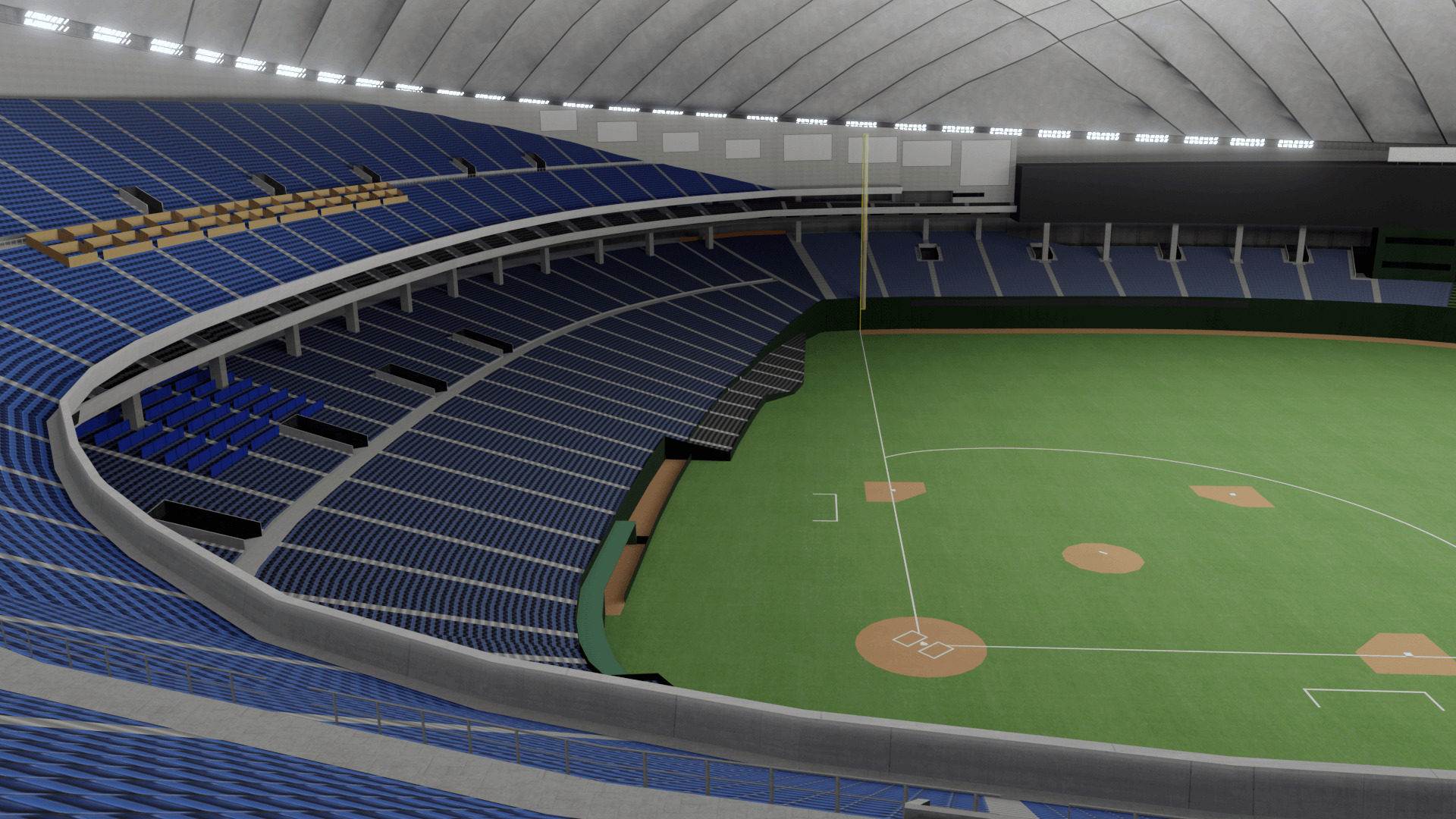 Tokyo Dome - Japan 3D model_2