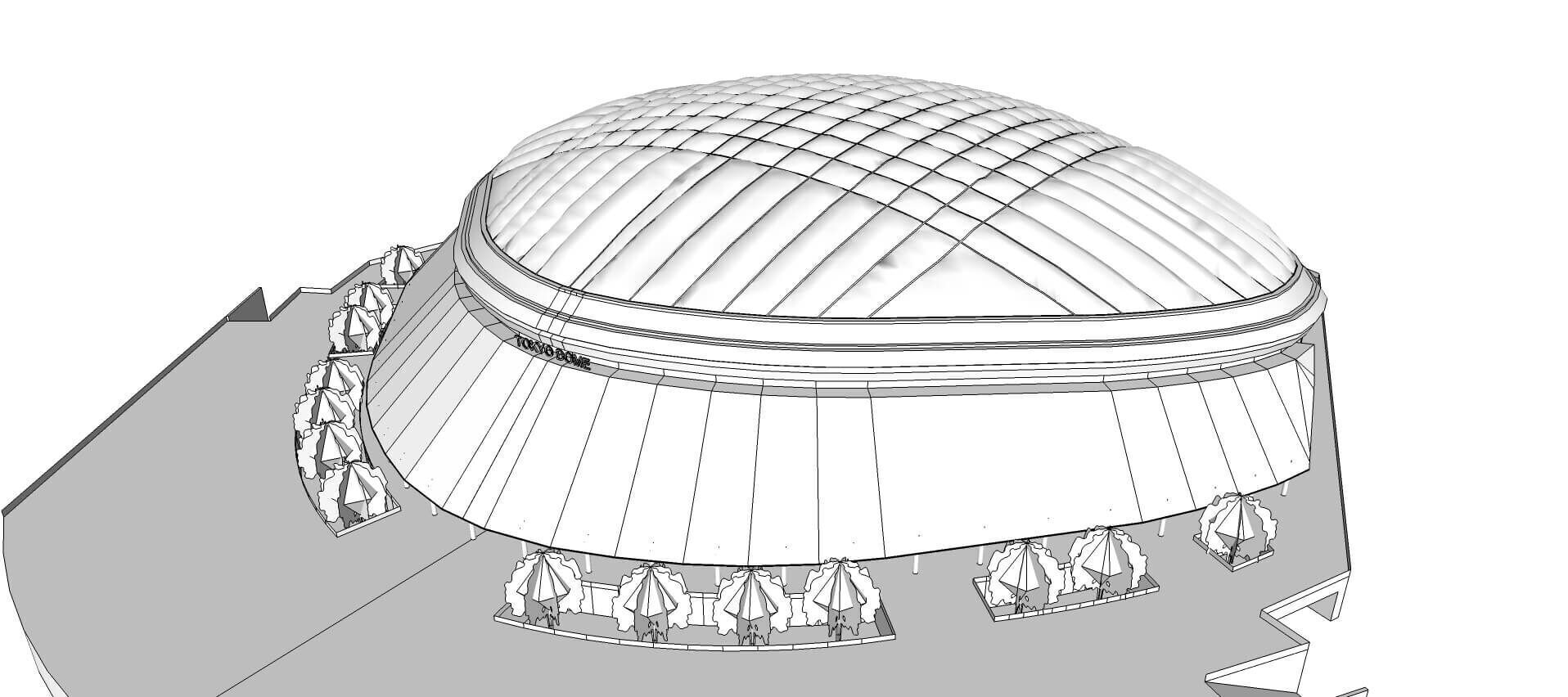 Tokyo Dome - Japan 3D model_16