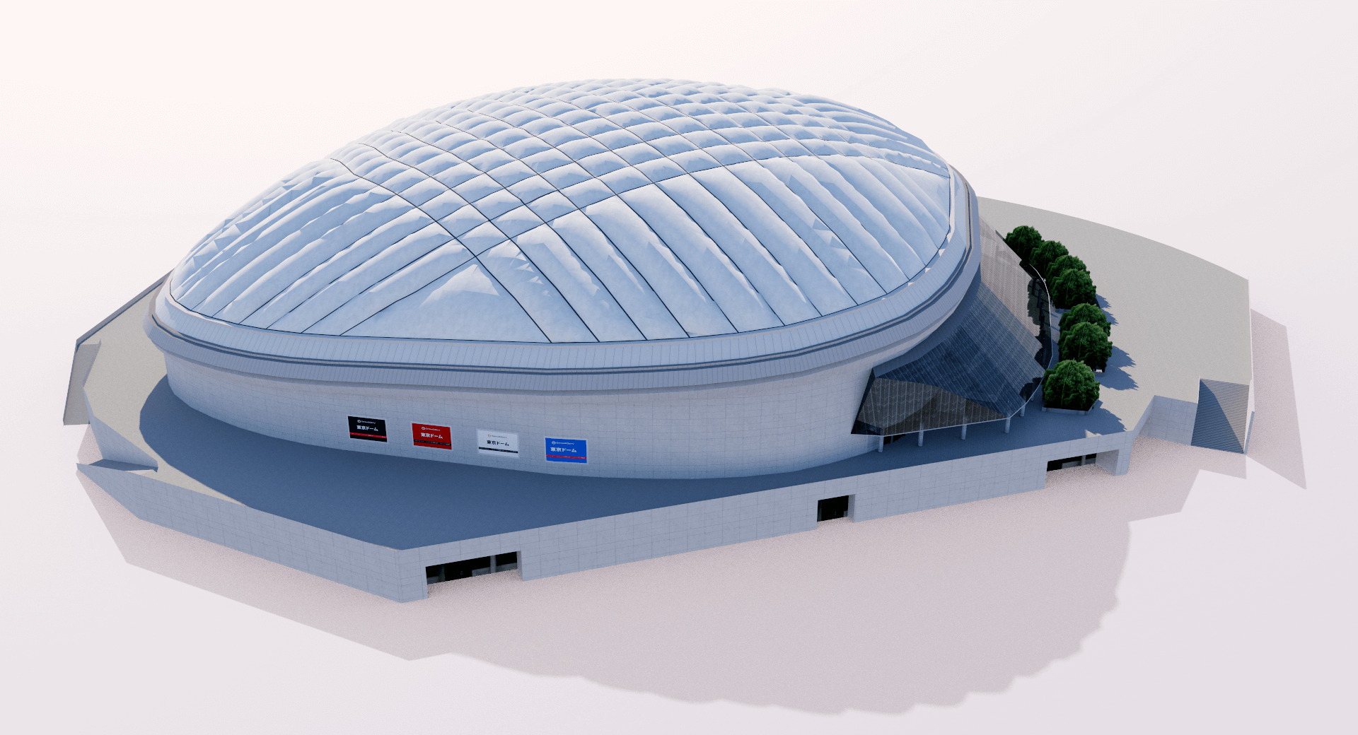 Tokyo Dome - Japan 3D model_14