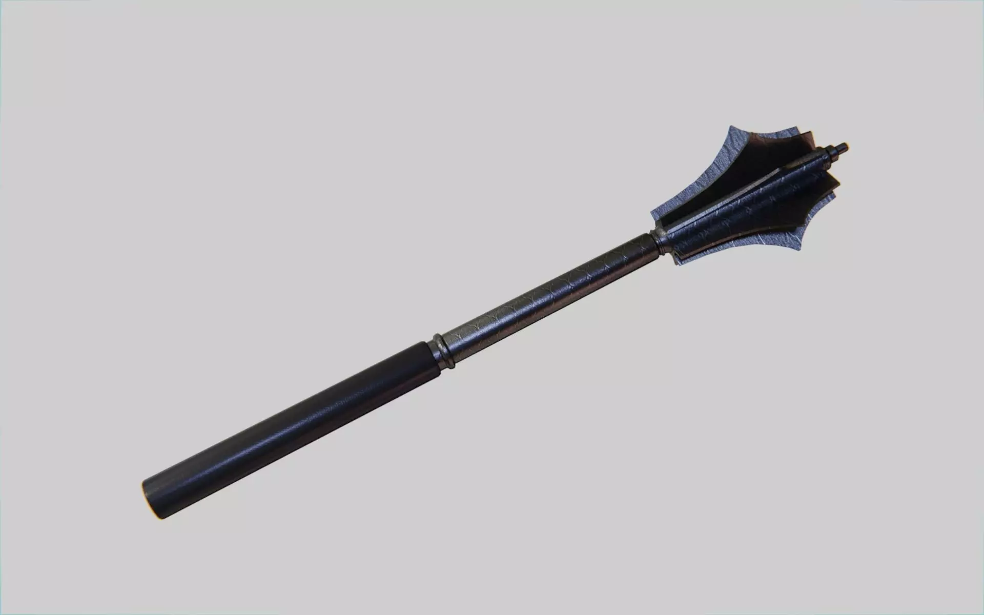 Medieval 16th Century Mace Low-poly 3D model_0