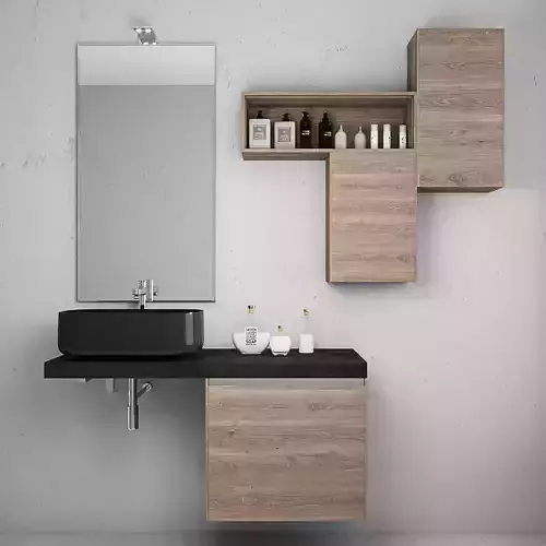 Bathroom furniture set Arcom eGo 3 3D model