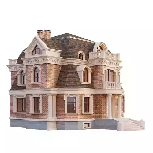 brick house 3D model