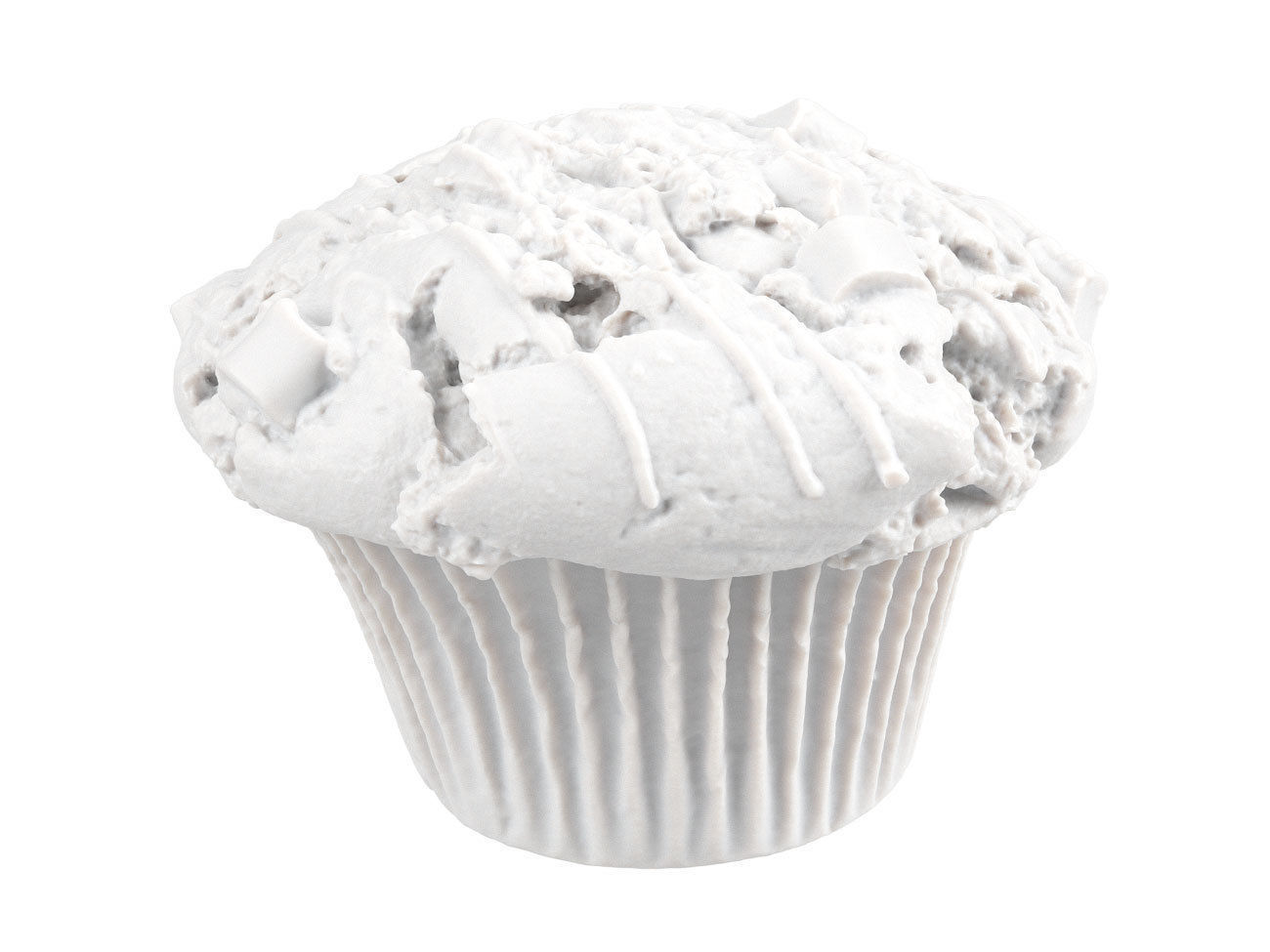 Photorealistic Chocolate Muffin 3D Scan 3D model_5