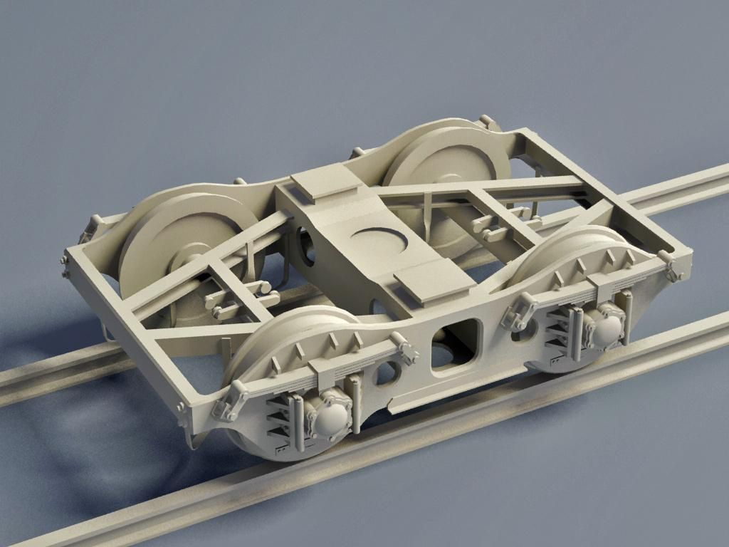 BR-52 Kriegslok Steam Locomotive Engine 3D model_14