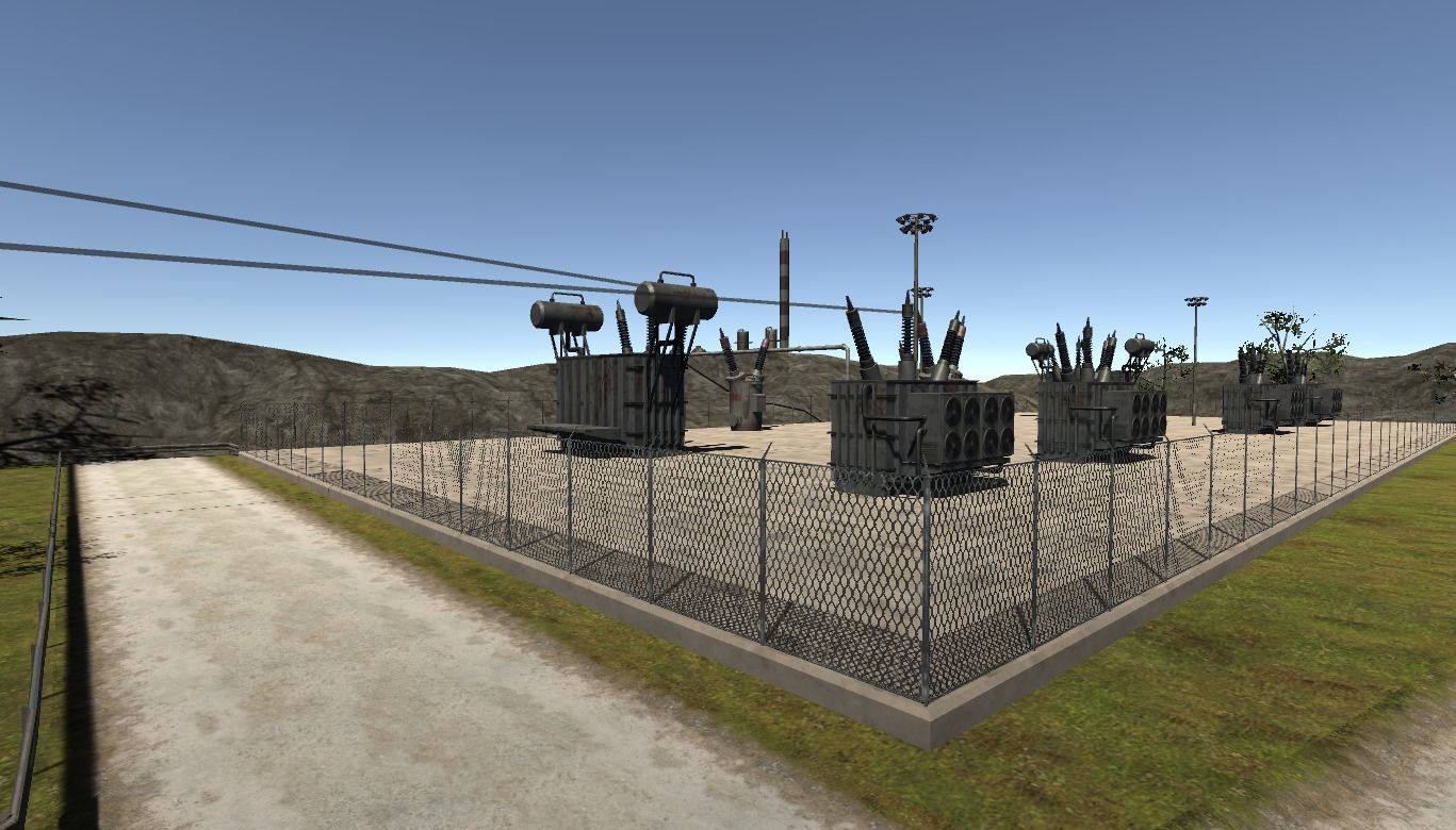 Coal Mining Scene Low-poly 3D model_7