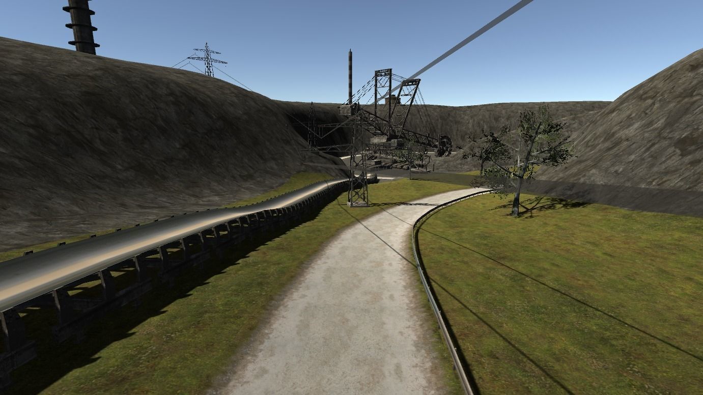 Coal Mining Scene Low-poly 3D model_6