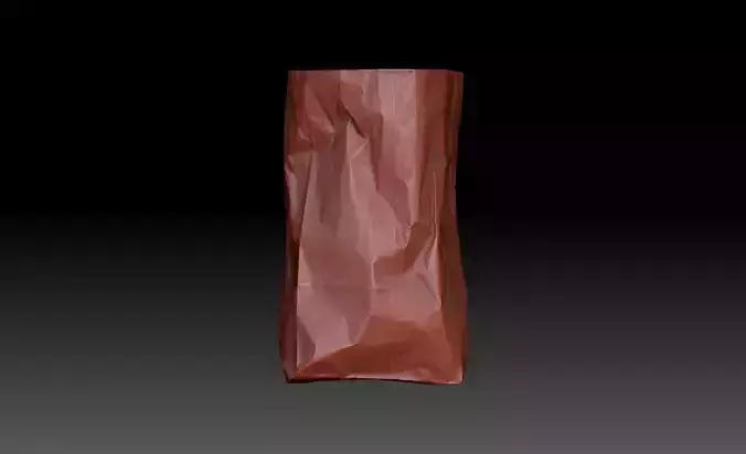 Paper Shopping Bag 3D model