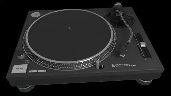 TECHNICS sl1200mk3d ② Technics SL1200MK3D Direct Drive Turntable