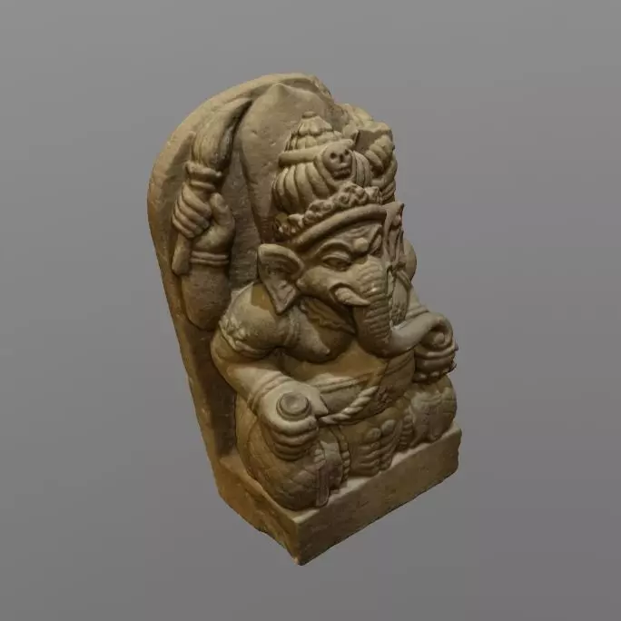 Ganesha Statue 3D model_0