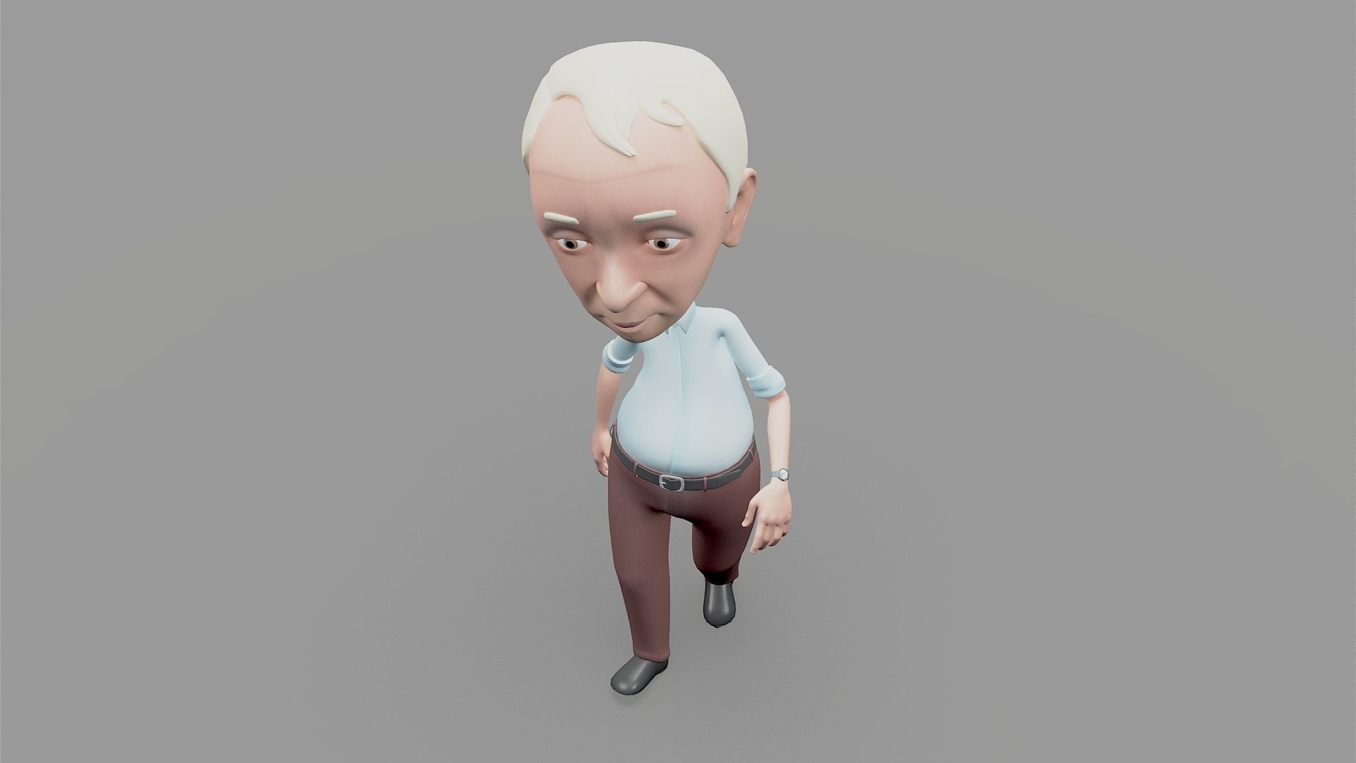 Grand papa 3D model_5